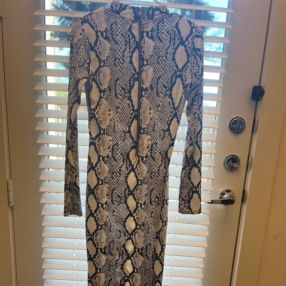 Snake skin dress